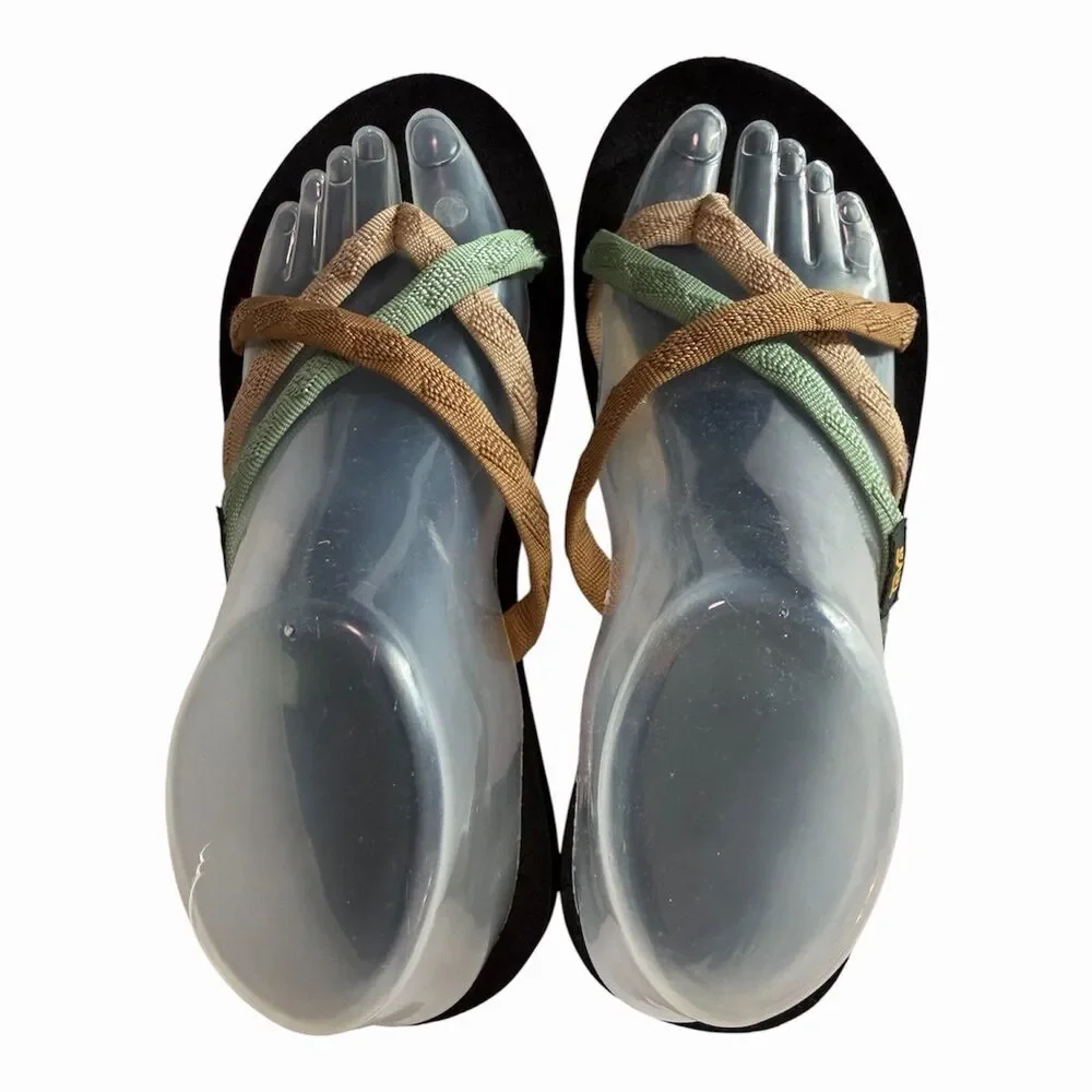 B2 Teva Women's Olowahu Mush Flip Flops Sandals  Size 7 - Picture 7 of 9